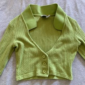 Princess Polly Long Sleeve Crop Top